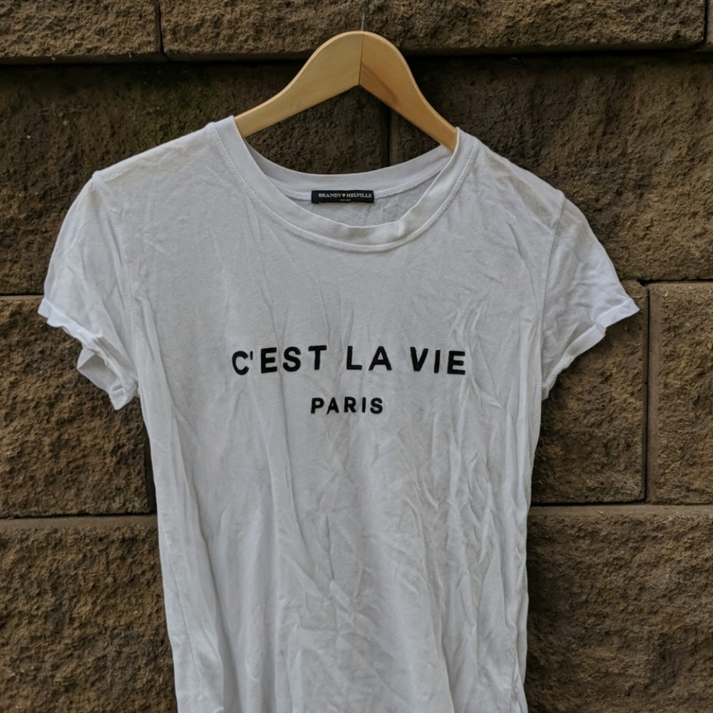 Brandy Melville "C'est La Vie" Tee